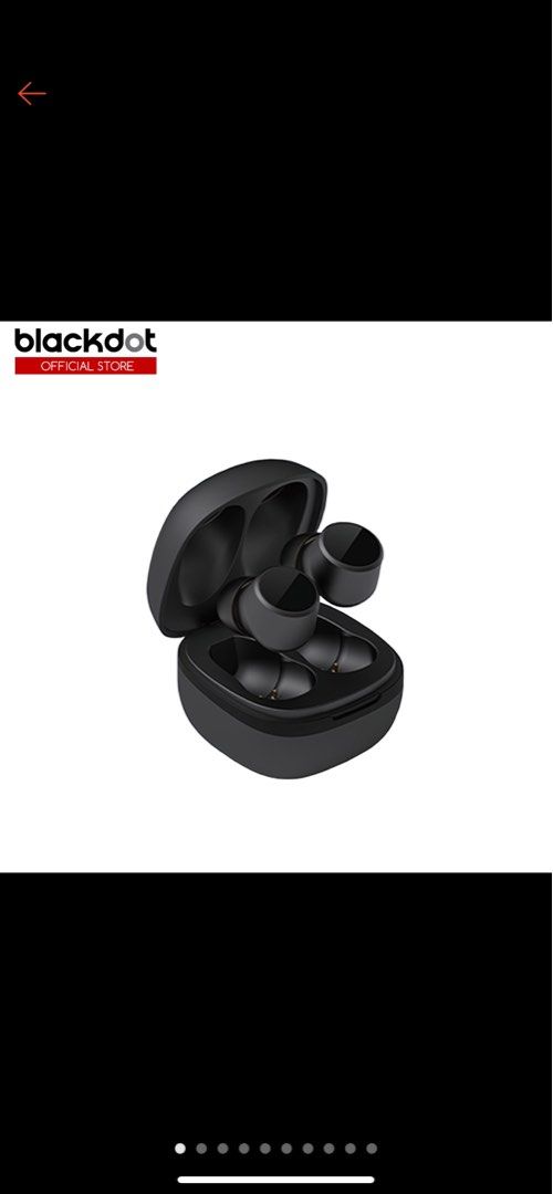 Discreet Blackdot Touch Pro Wireless Earbuds With Music High Bass
