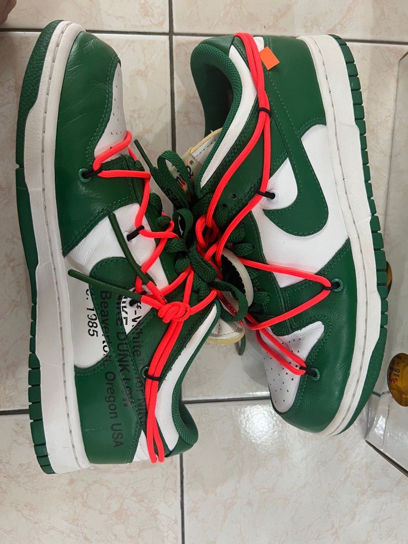 Dunk Low Off White Pine Green Steal