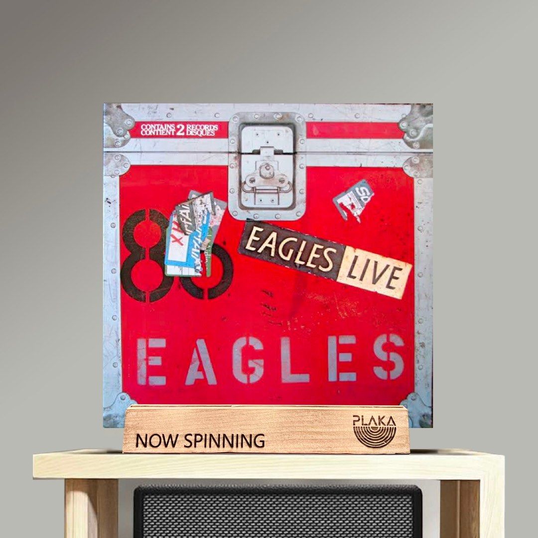 Eagles - Live Vinyl LP Plaka (Category: Vinyls) located in Manila. Submitted by plaka.mnl (Listing ID 1228793845, Image 1). Description: Eagles - Live Php 2,499 Tracklist: Side A HOTEL CALIFORNIA [6:55] HEARTACHE TONIGHT [4:35] I CAN’T TELL YOU WHY [5:24] Side B THE LONG RUN [5:35] NEW KID IN TOWN [5:45] LIFE’S BEEN GOOD [9:38] Side C SEVEN BRIDGES ROAD [3:25] WASTED TIME [5:40] TAKE IT TO THE LIMIT [5:20] DOOLIN-DALTON (REPRISE II) [0:44] DESPER