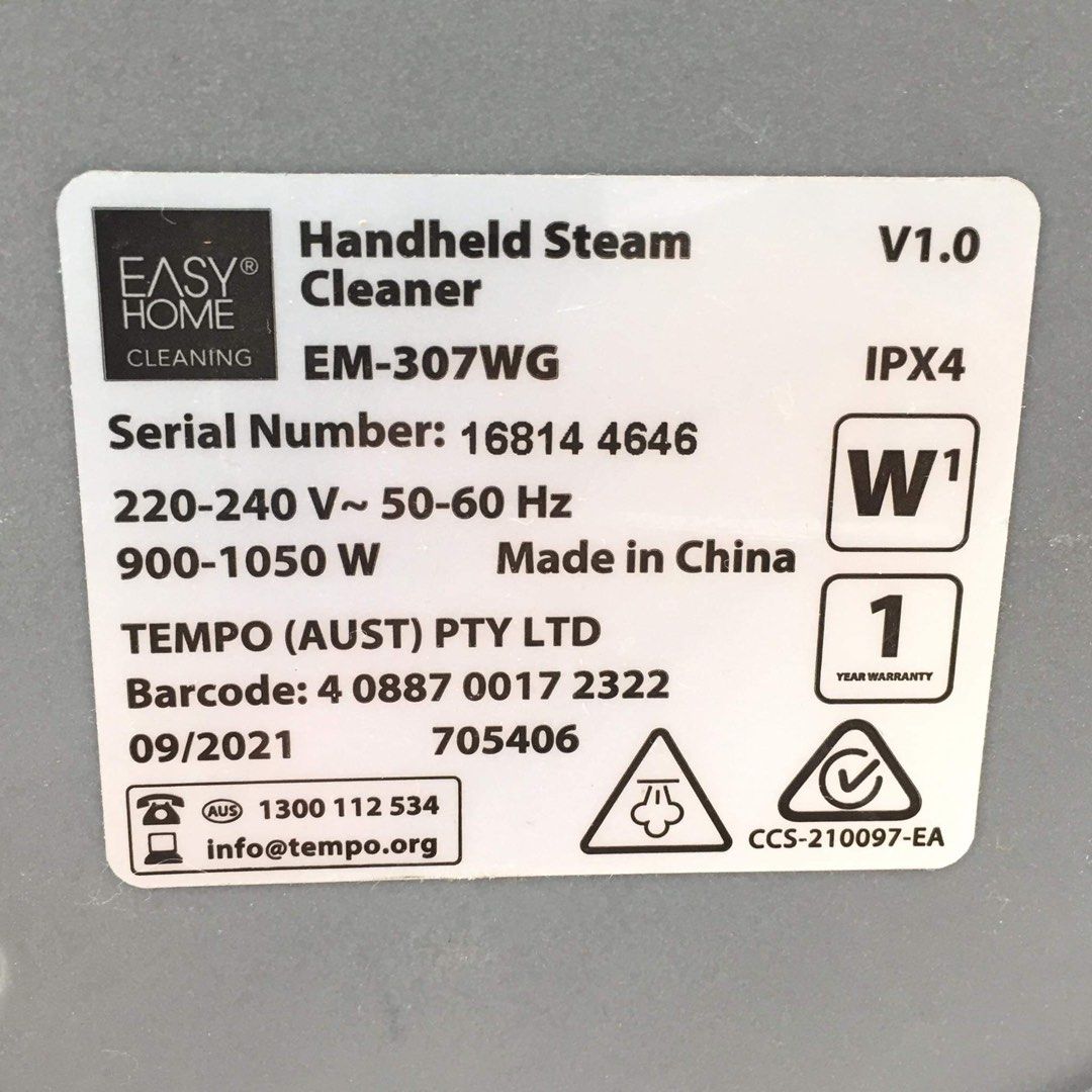 EASY HOME Handheld Steam Cleaner, Furniture & Home Living, Cleaning