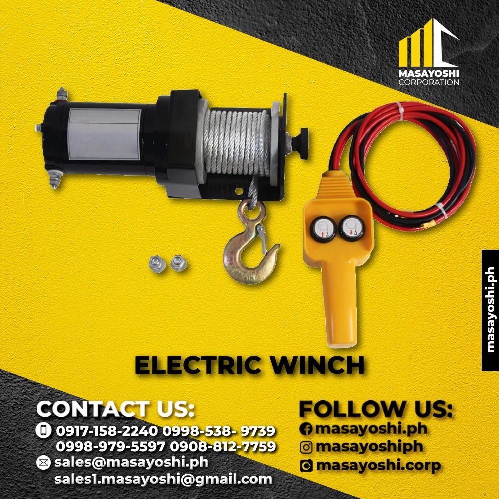 Electric Winch, lifting equipment, winches, Commercial & Industrial