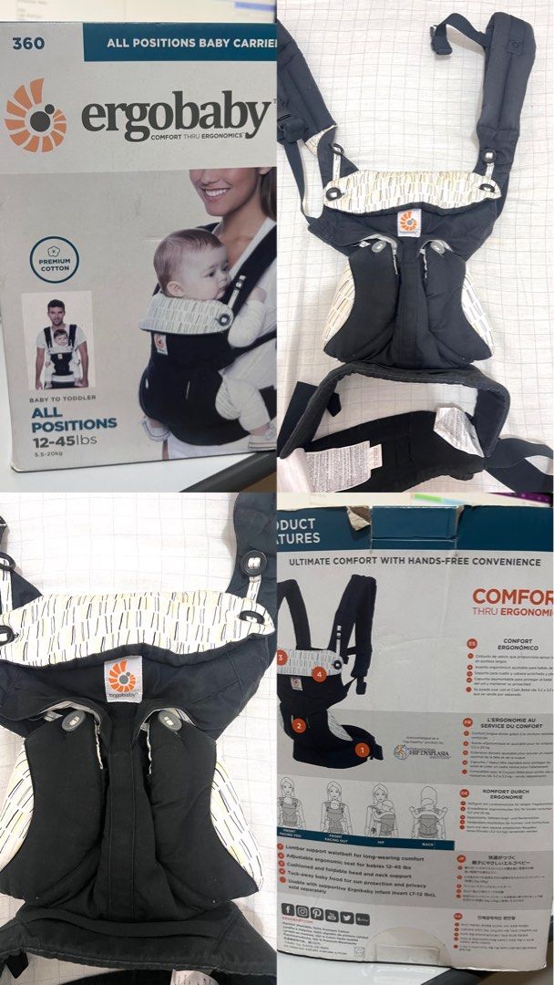 Ergo 360 all sales positions baby carrier