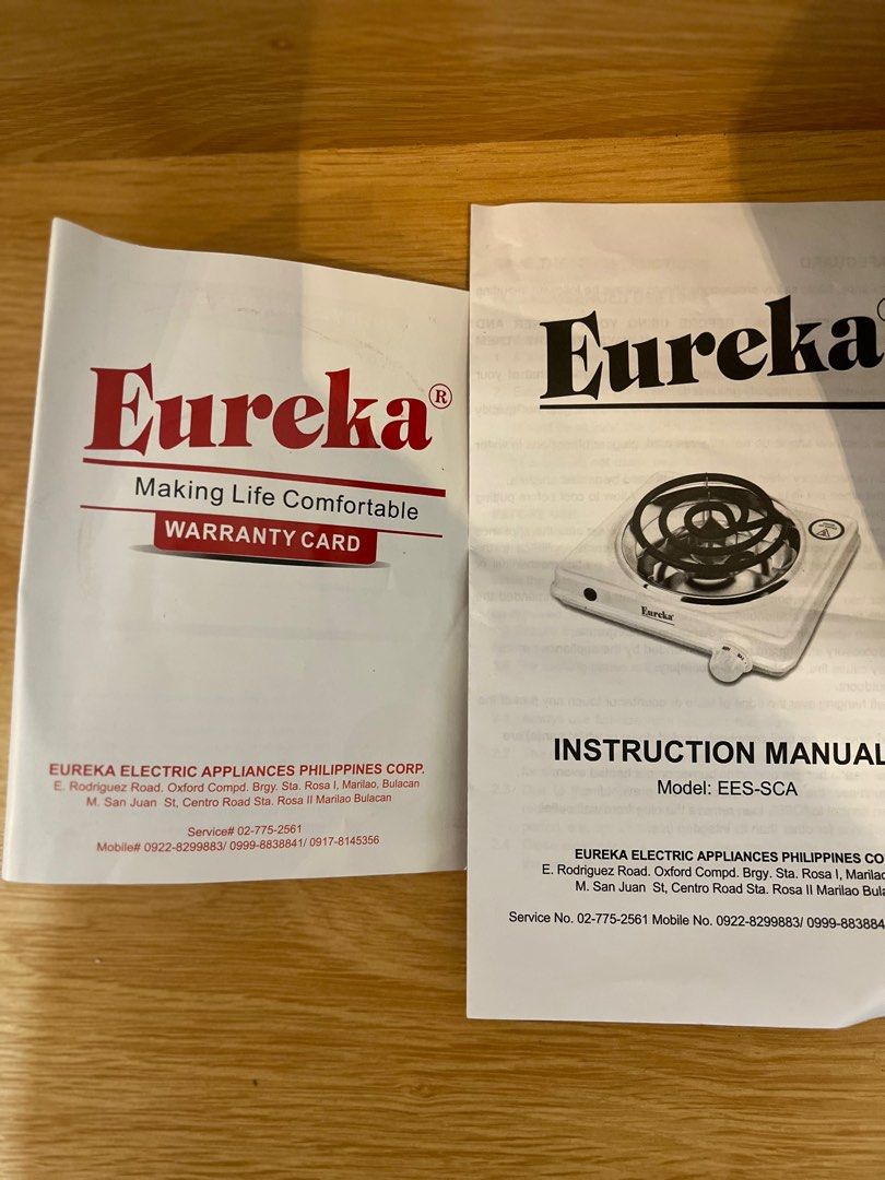 AUTHENTIC Eureka Electric Stove with Warranty Card, TV & Home