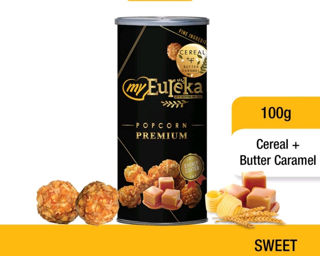 Eureka Popcorn Various Flavors Available, Food & Drinks, Packaged
