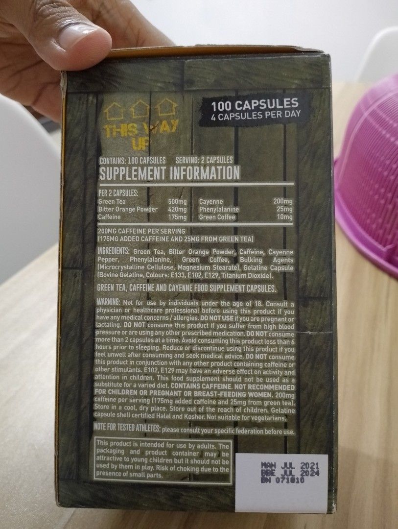 Fat burner Grenade, Health & Nutrition, Health Supplements, Sports