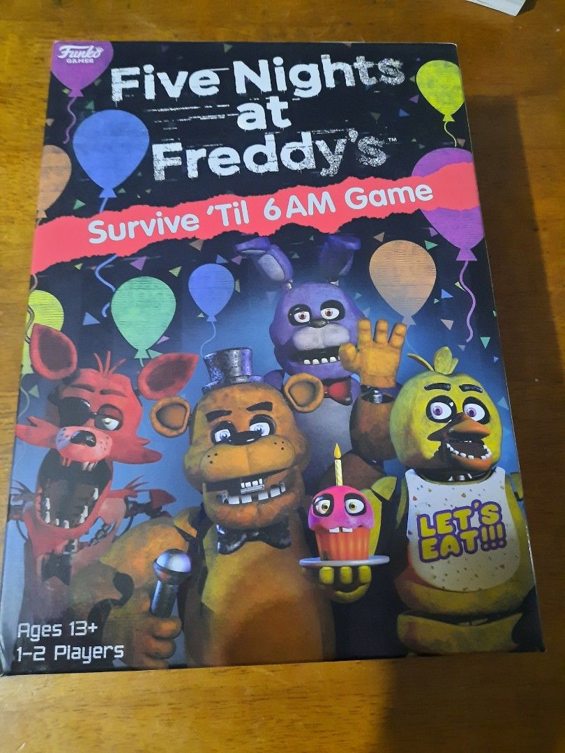 Five nights at freddy's survive til 6am board game, Hobbies & Toys