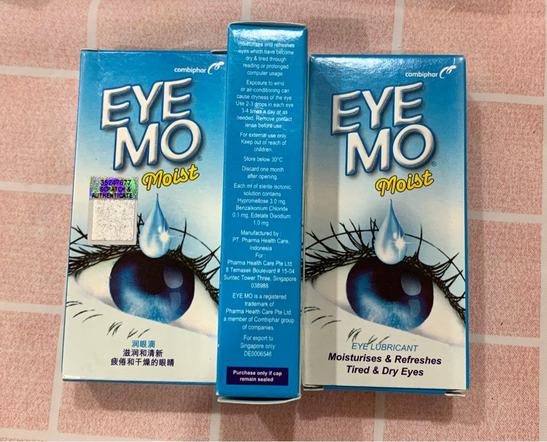 Eye Mo / Eyemo Moist eye drops, Beauty & Personal Care, Vision Care on