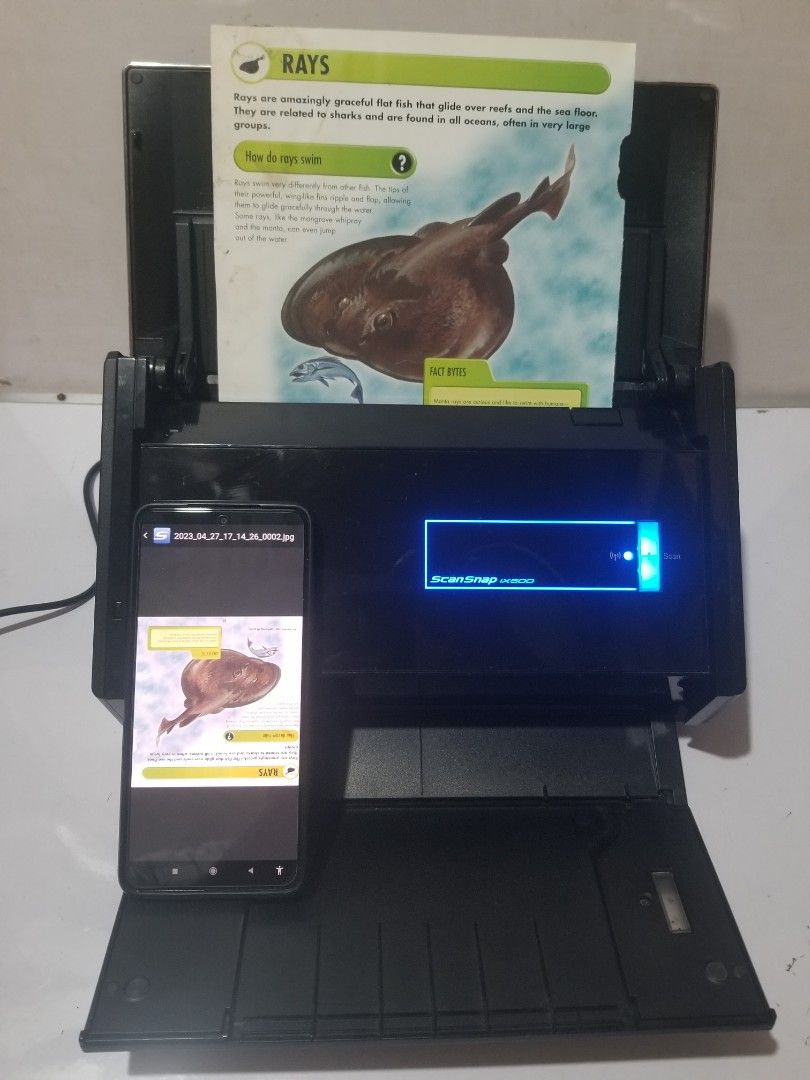 Fujitsu scansnap ix500 scanner, Computers & Tech, Printers, Scanners