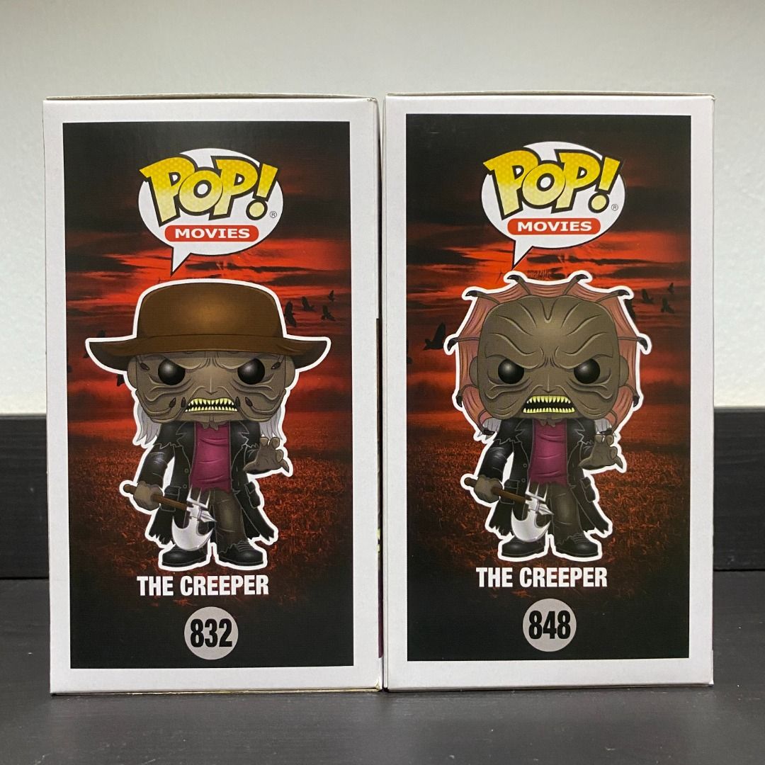 Funko Pop Movies Jeepers Creepers #832 THE CREEPER & #848 THE CREEPER  special edition lot NEW MINT MIB with Pop Protector Cases horror