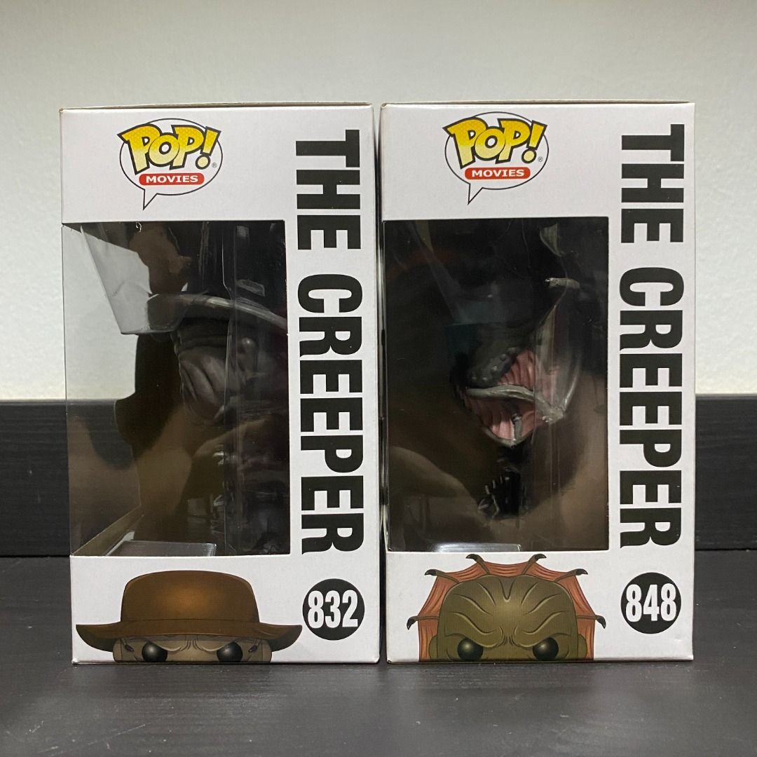 Funko Pop Movies Jeepers Creepers #832 THE CREEPER & #848 THE CREEPER  special edition lot NEW MINT MIB with Pop Protector Cases horror