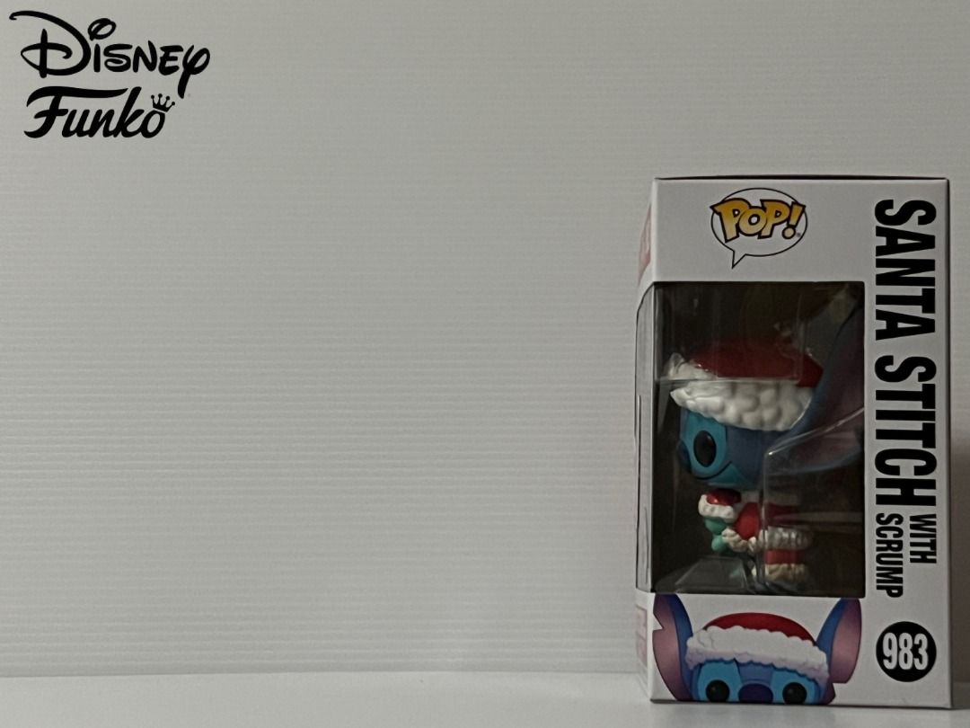 Funko POP! SANTA STITCH WITH SCRUMP #983, Hobbies & Toys, Toys & Games on  Carousell