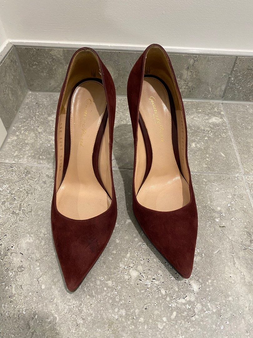 Gianvito rossi sale burgundy pumps