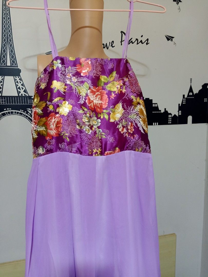 Gown 9-11 years old (Category: Dresses) located in Quezon City. Submitted by MsMars (Listing ID 1228848339, Image 2). Description: #gown #violet #longgown #forkids.