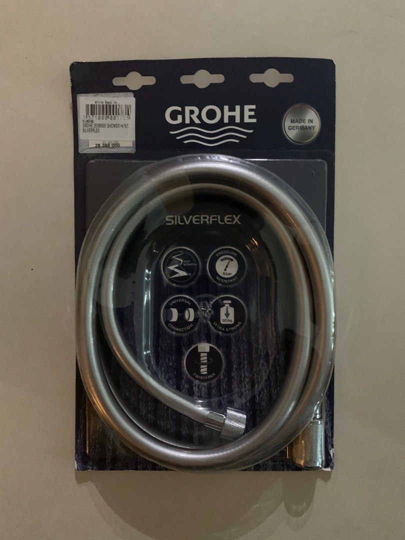 Grohe Silverflex Shower Hose (Germany), Furniture & Home Living ...