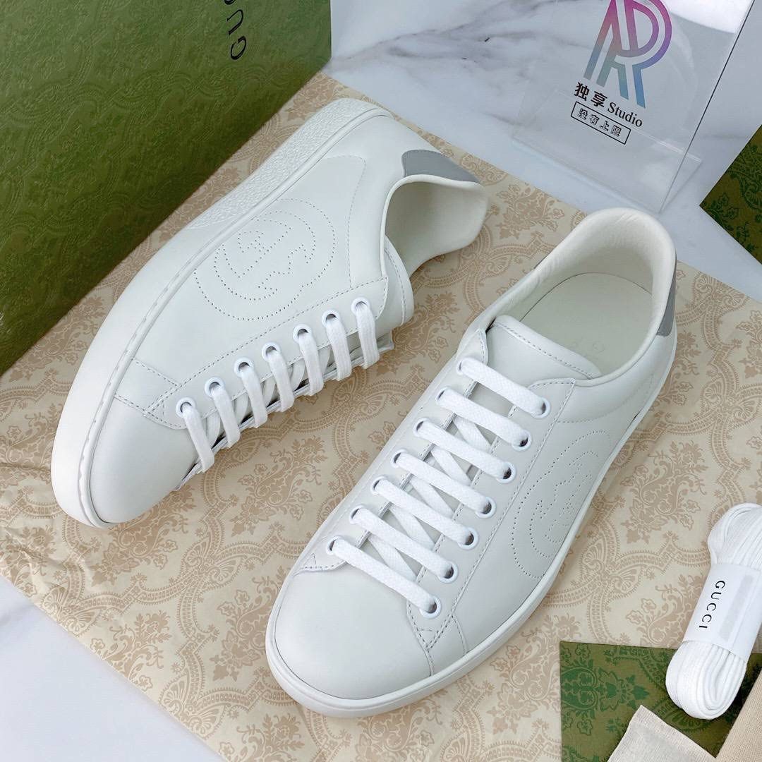 Gucci new sales ace leather trainers