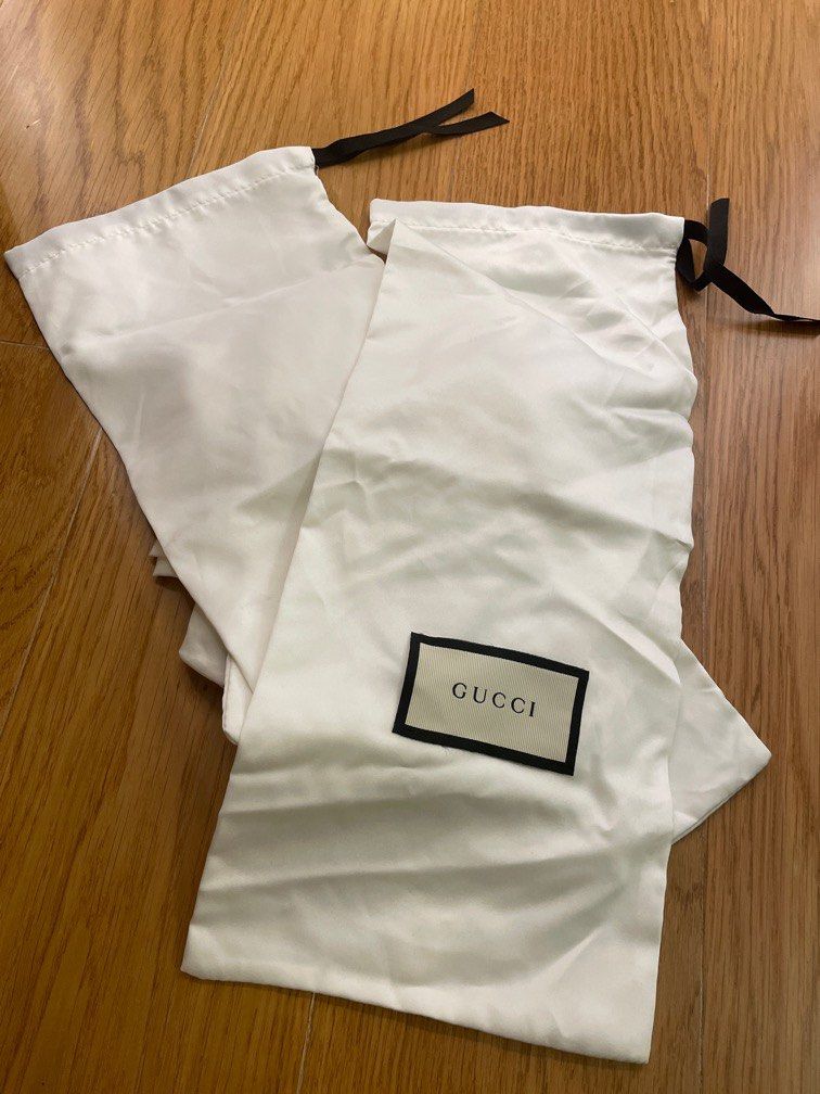 Gucci dust bag for shoes discount