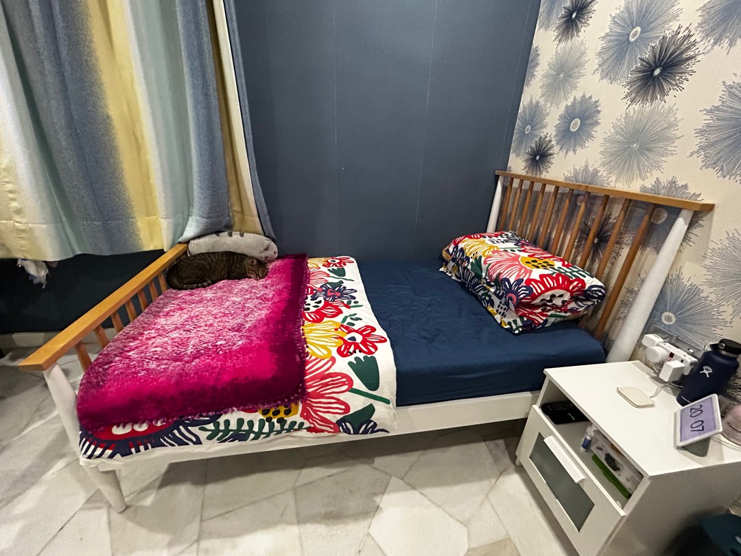 Harvey Norman Anson II Super Single Bed, Furniture & Home Living