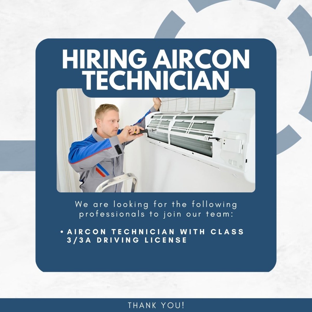 HIRING AIRCON TECHNICIAN, Jobs, Cleaning on Carousell