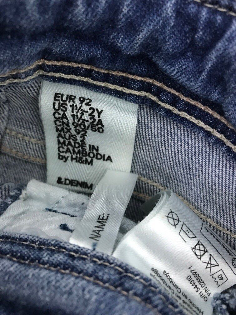H and m baby dungarees shop
