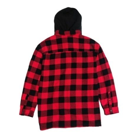 H m clearance flannel hooded