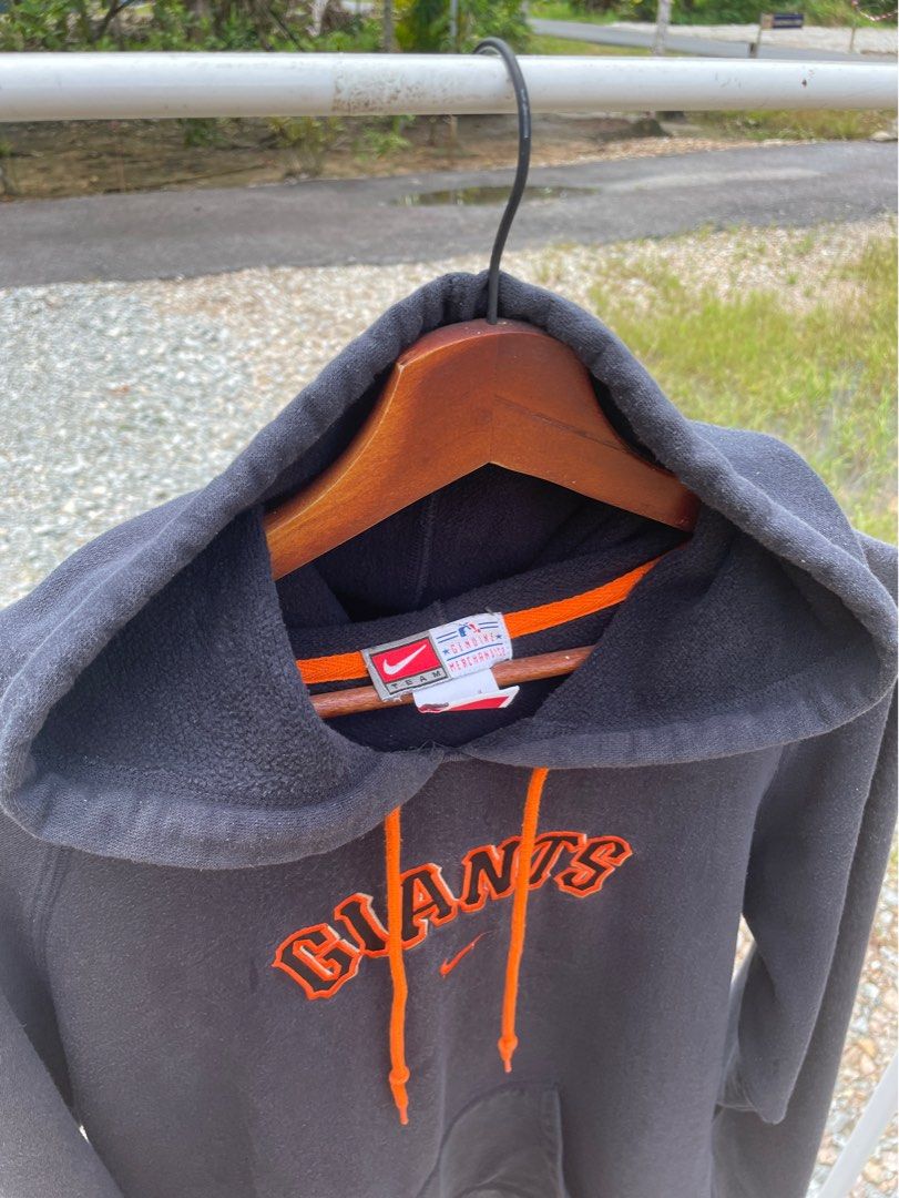 Hoodie Nike Center Giants MLB Men s Fashion Tops Sets Hoodies