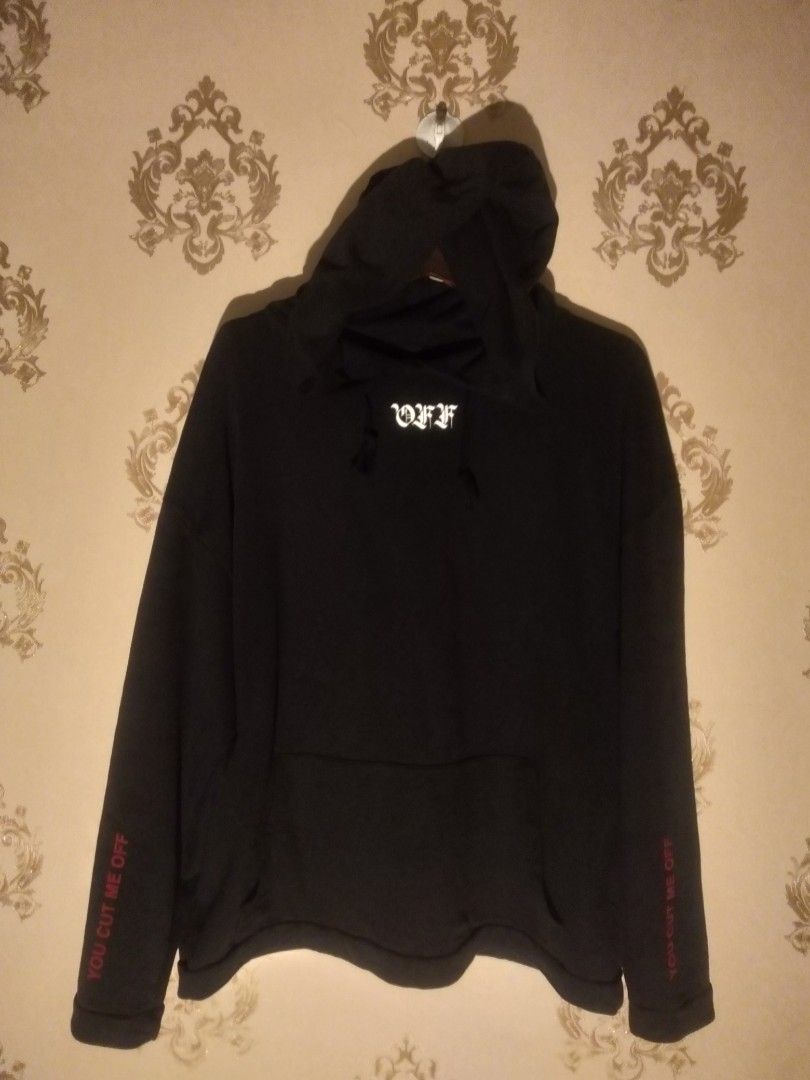 Off white you cut me off hoodie clearance