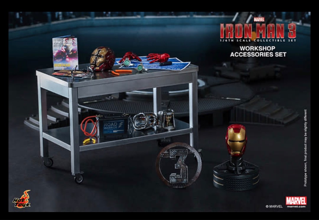 HOT TOYS ACS002 IRON MAN 3 ACCESSORIES 1/6TH SCALE COLLECTIBLE
