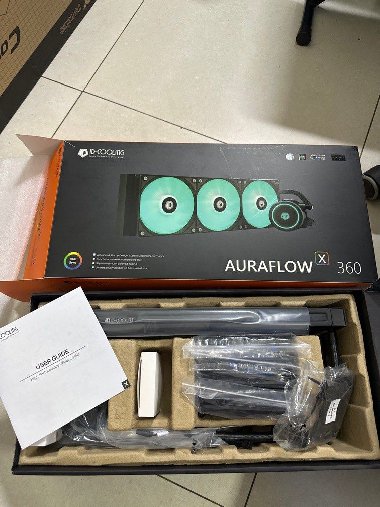 ID Cooling Auraflow X 360 Black (Fullset With Warranty), Computers ...