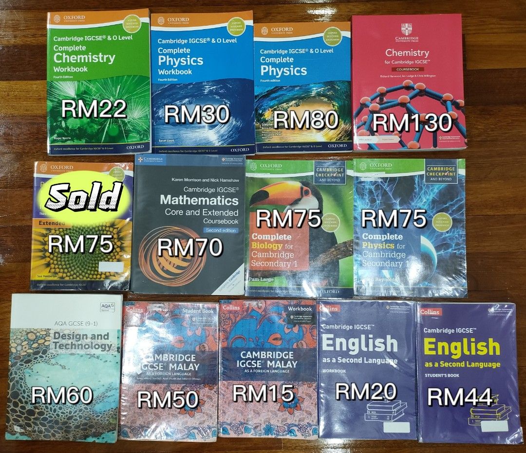 IGCSE 2ND HAND BOOKS Hobbies Toys Books Magazines Textbooks On igcse-2nd-hand-books-hobbies-toys-books-magazines-textbooks-on