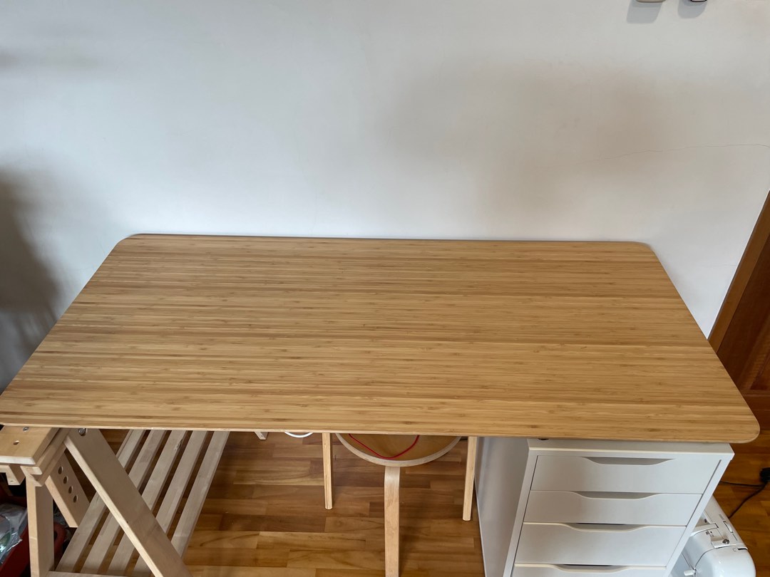 Ikea Anfallare bamboo table top (not wood), Furniture & Home Living
