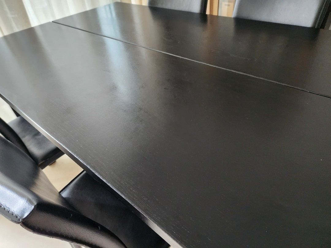 IKEA Nordviken Extendable Dining Table 152/223x95 cm with 4 chairs