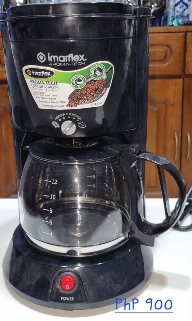 Imarflex coffee maker 12 cups, Furniture & Home Living, Kitchenware