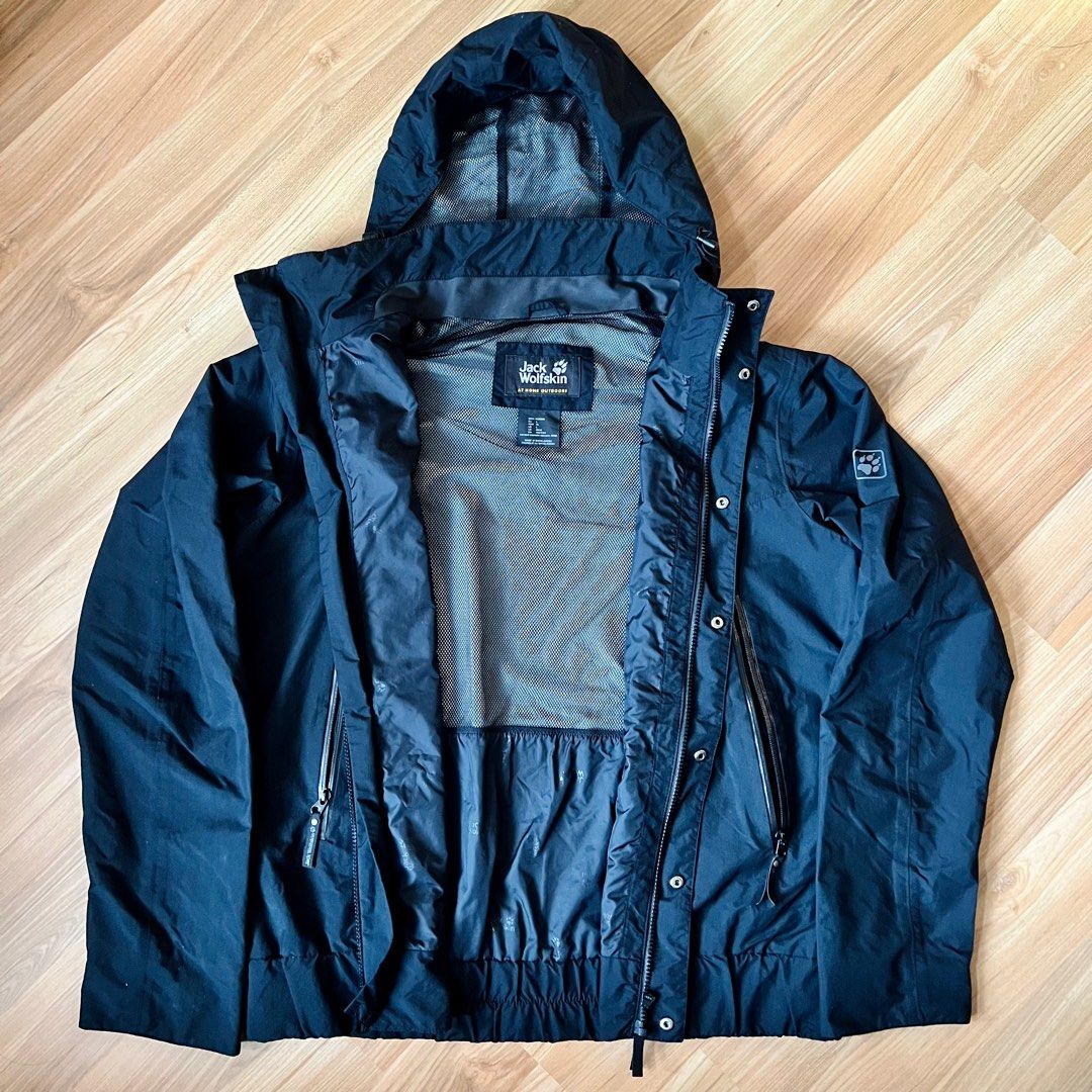 Jack Wolfskin Men s Brooklyn Blouson Casual Black Weatherproof