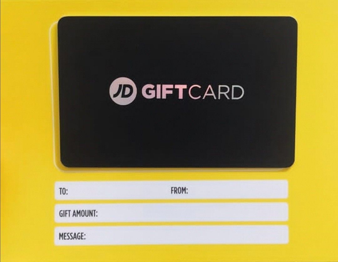 JD Sports Gift Card with RM500 credit, Tickets & Vouchers, Store Credits on Carousell