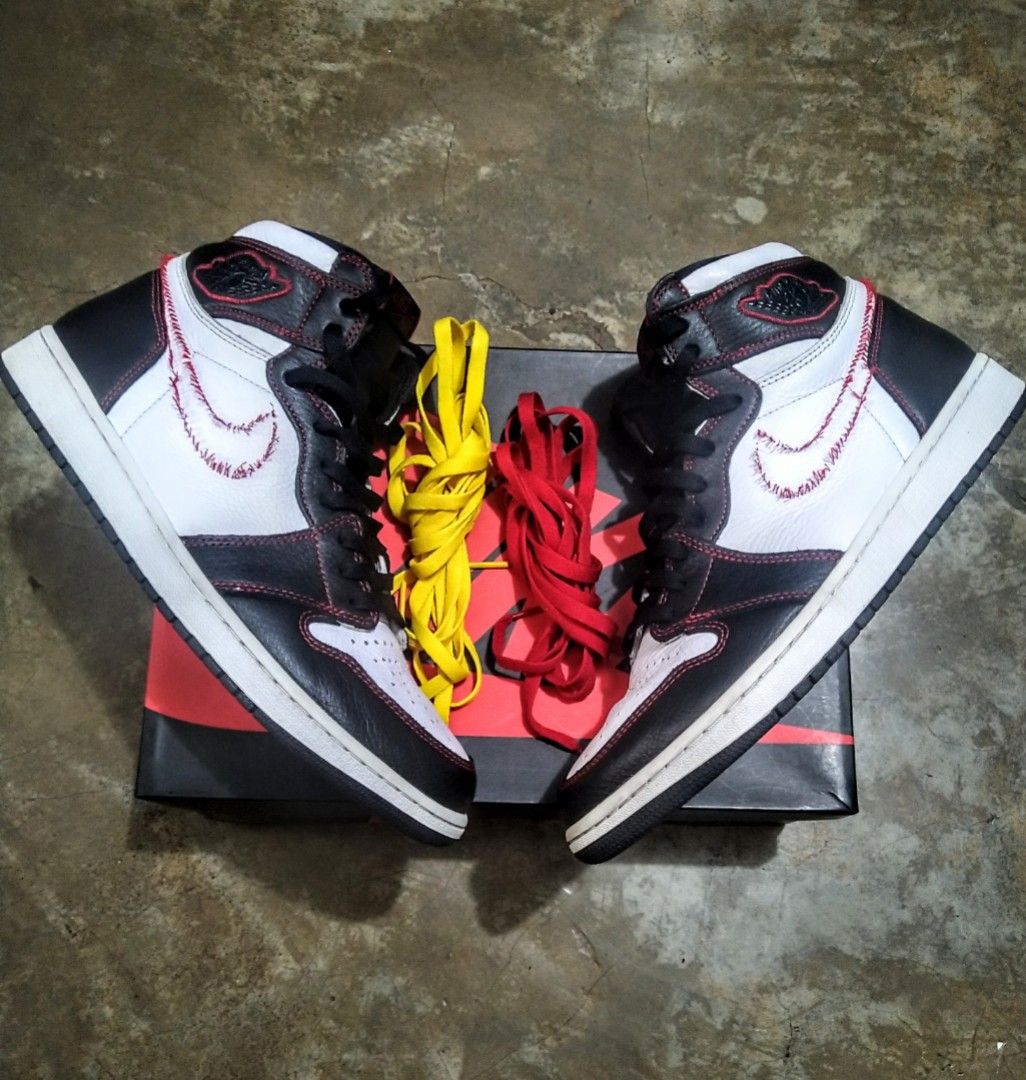 Jordan 1 store defiant on feet
