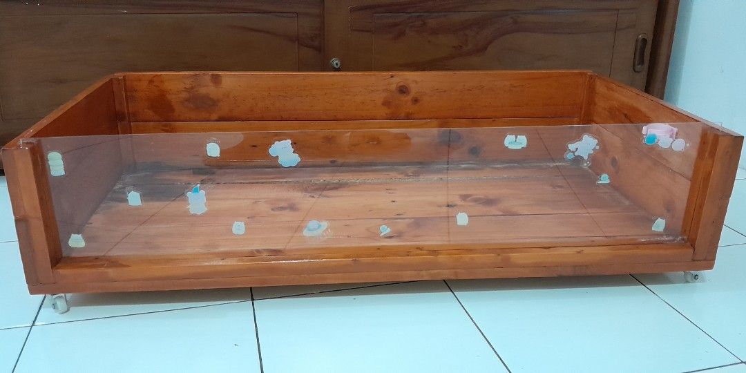 Kandang kayu jati belanda hamster guinea pig