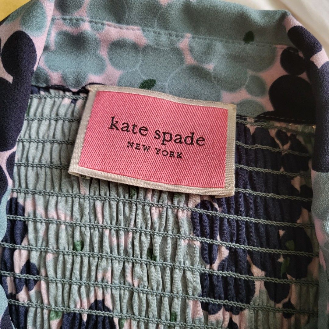 Kate spade bubble dot smocked dress shop