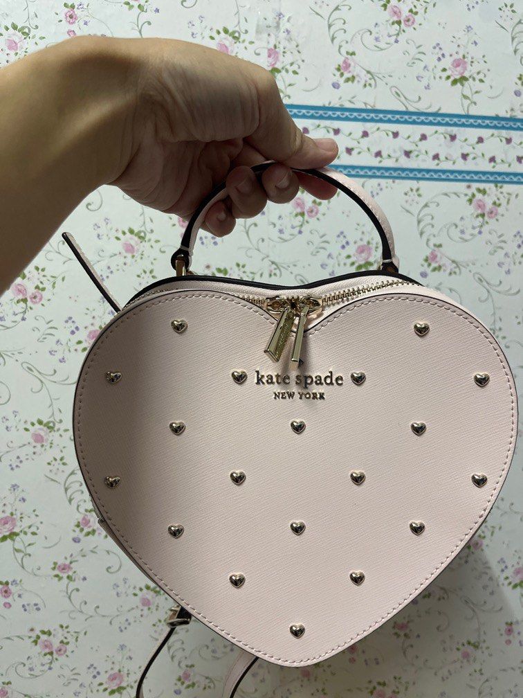 Love Shack Embellished Heart Crossbody Purse