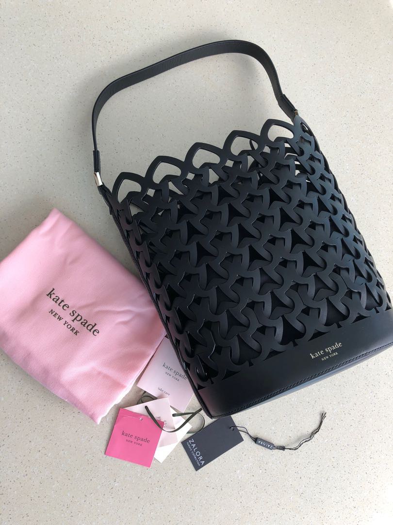 Kate Spade New York Dorie Bucket Bag Blazer Blue Medium Women s Fashion Bags Wallets Shoulder Bags on Carousell