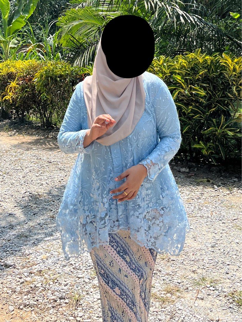 Kebaya baby blue hijab outlet