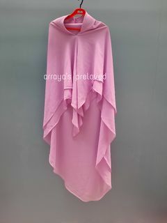 Khimar Ungu Muda Swarovsky