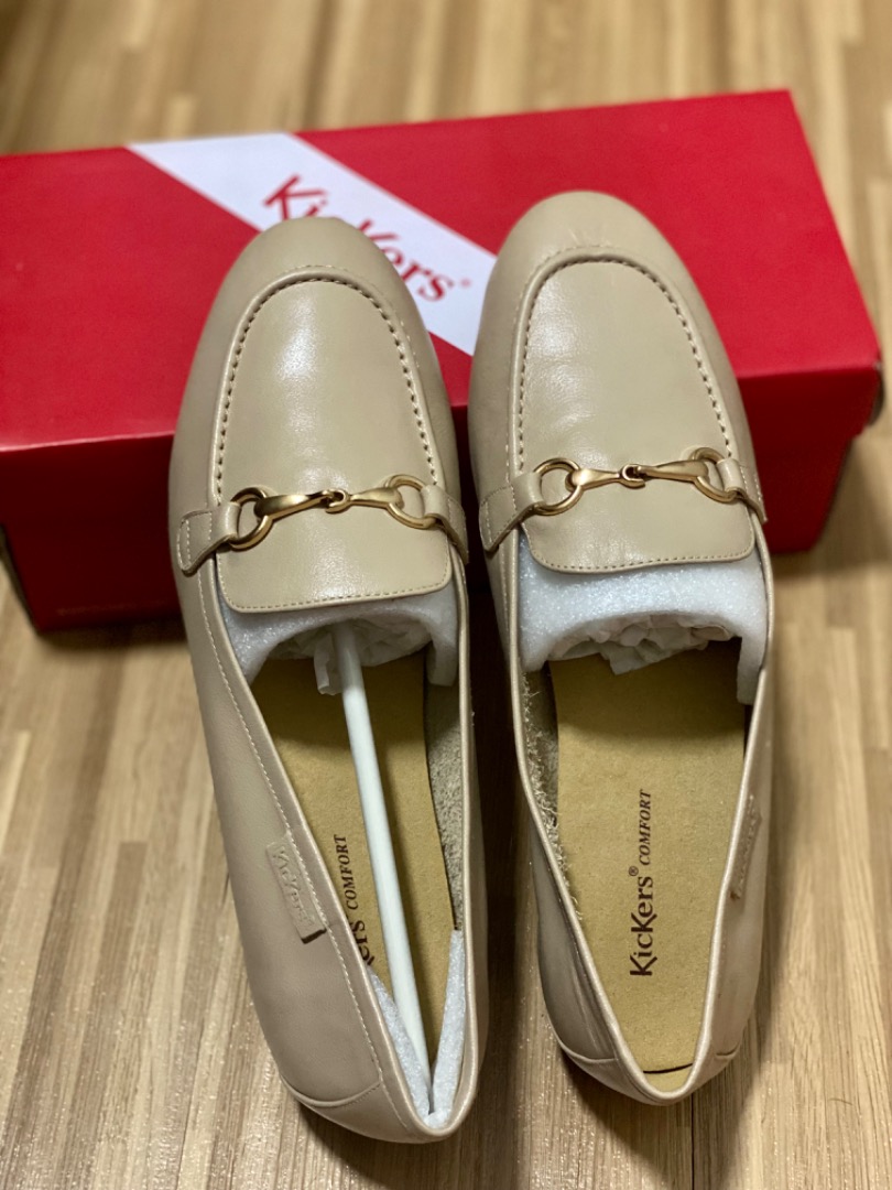Kickers Loafer in Nude Colour, Women's Fashion, Footwear, Loafers on ...