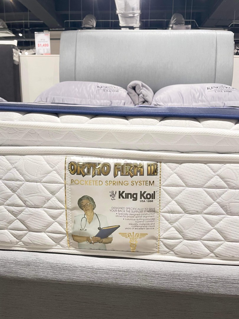 King Koil Ortho Firm III, Furniture & Home Living, Furniture, Bed