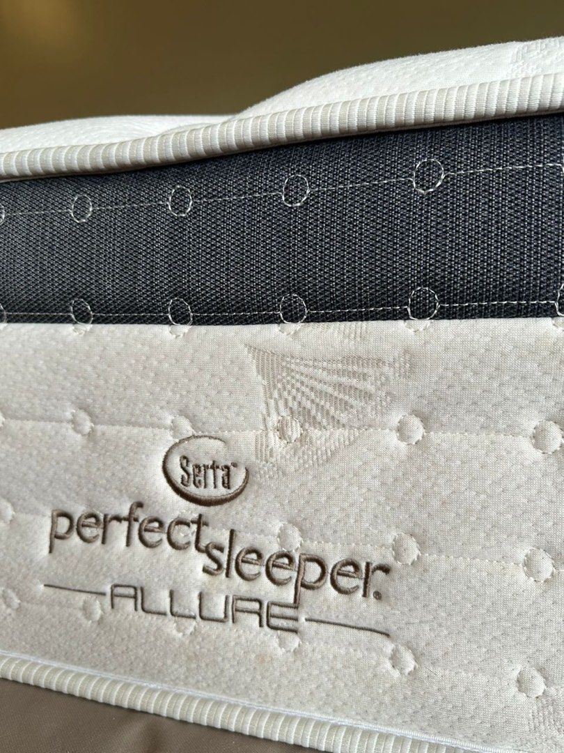 King Size Bed Frame /King Size SERTA Perfect Sleeper ALLURE, Furniture