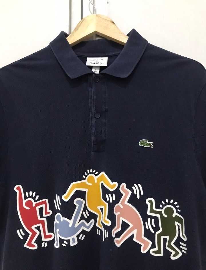 Polo lacoste keith haring homme outlet
