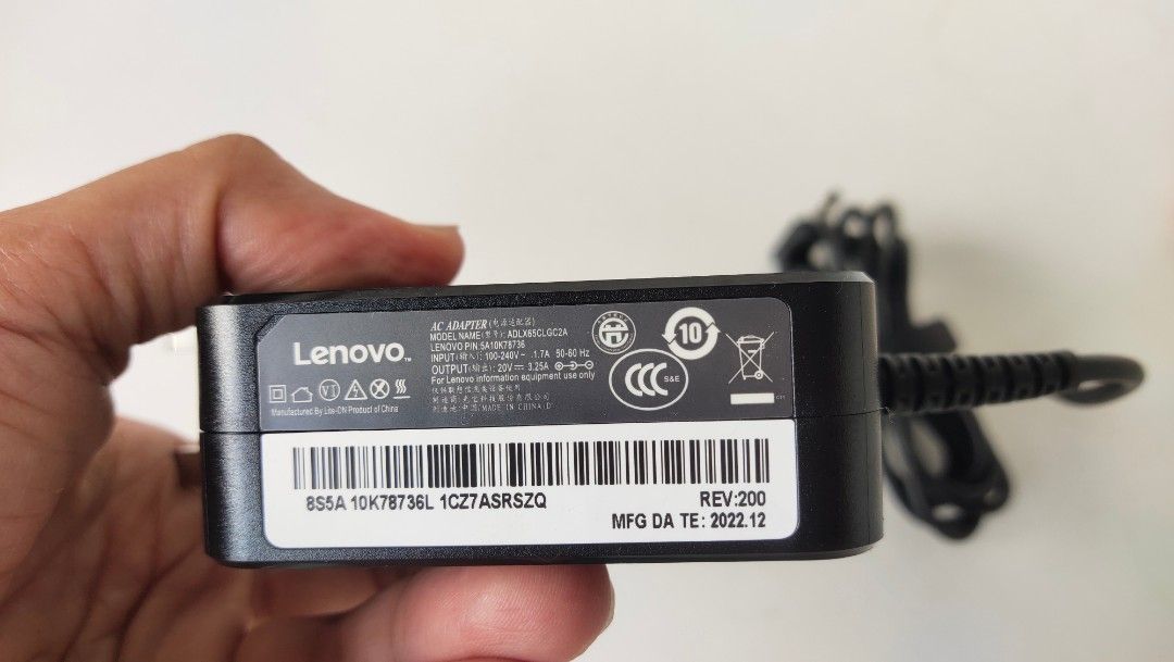 Lenovo Charger, Computers & Tech, Parts & Accessories, Chargers on