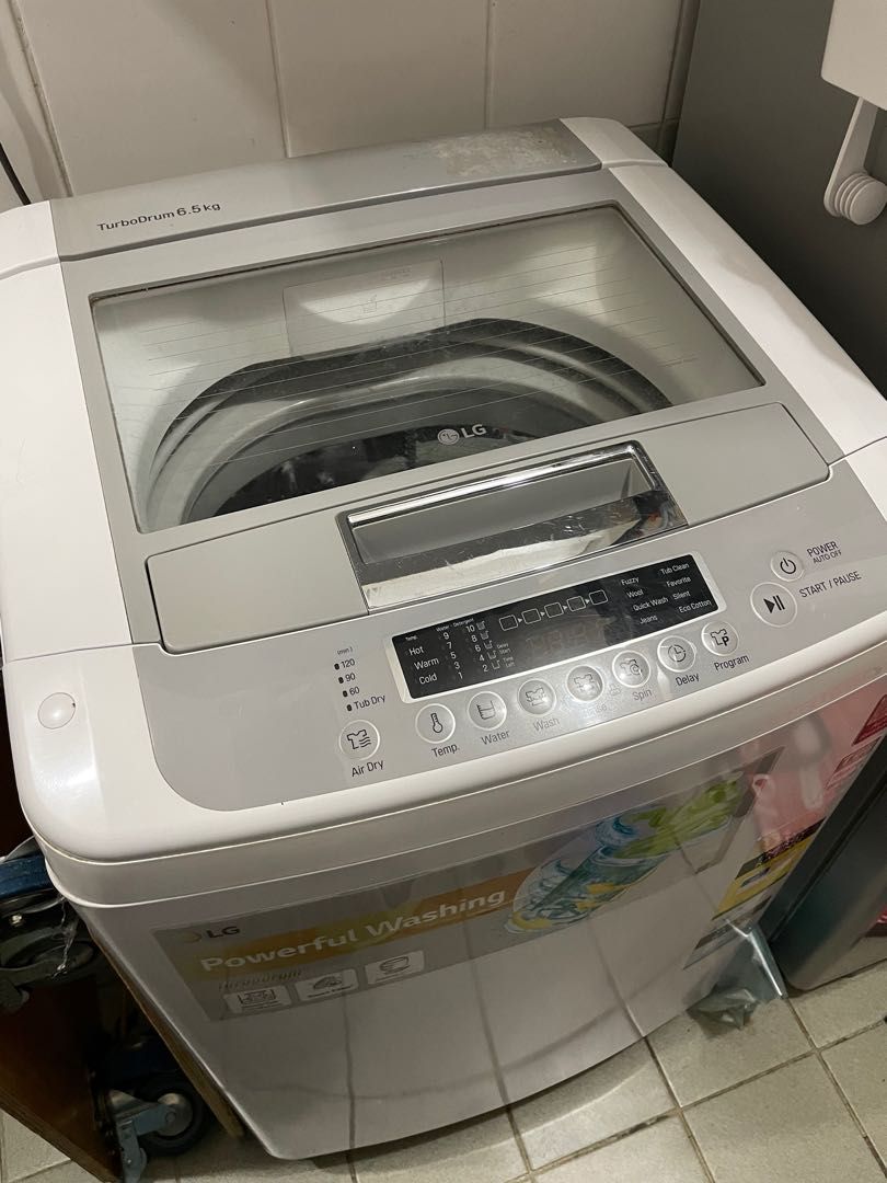 LG Washing machine (modelWFT6572), 家庭電器, 洗衣機及乾衣機 Carousell