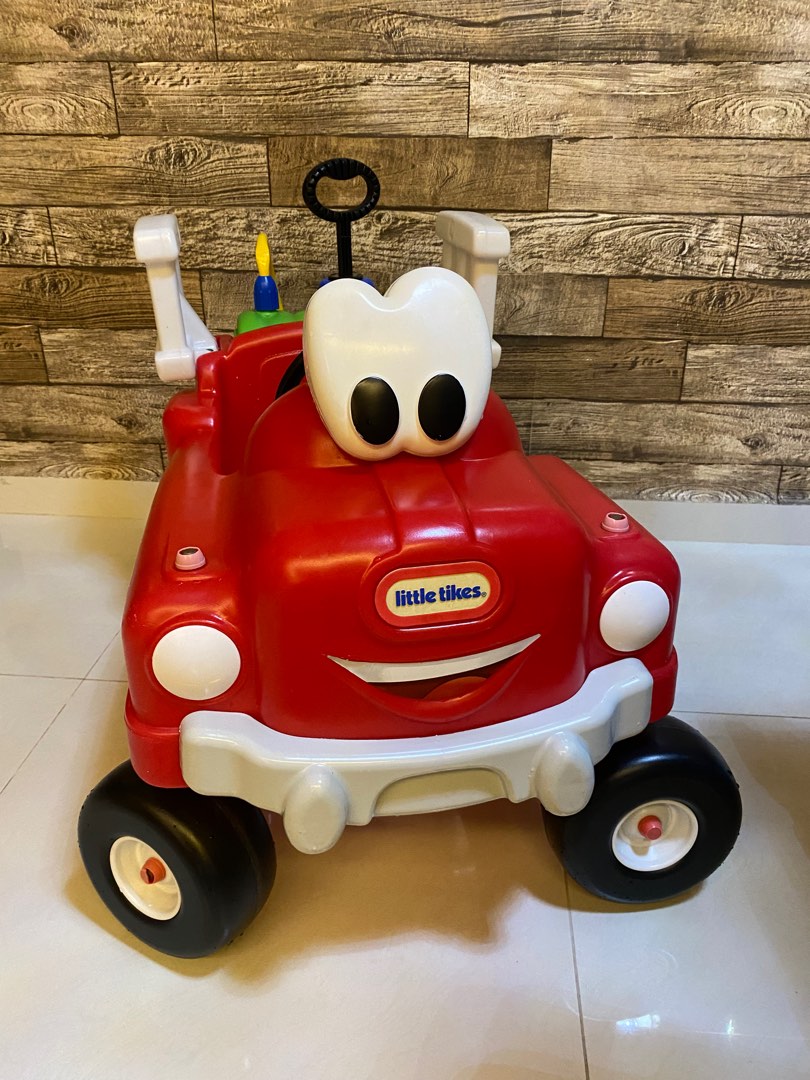 Little Tikes Fire Engine Truck Cozy Coupe, Hobbies & Toys, Toys & Games on Carousell