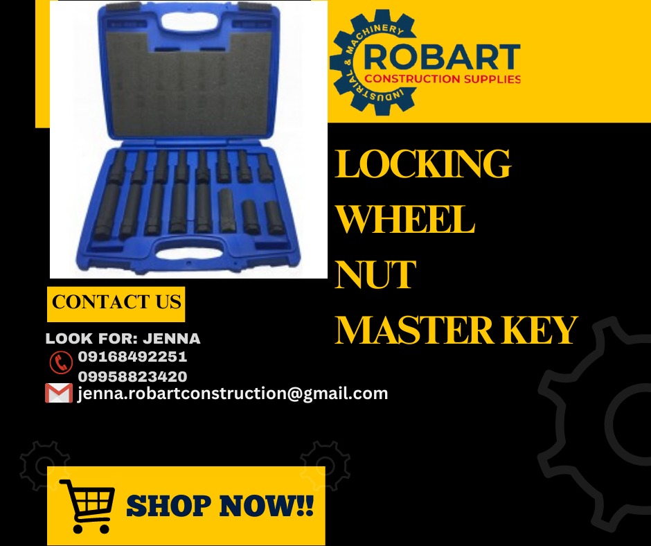 LOCKING WHEEL NUT MASTER KEY, Commercial & Industrial, Construction