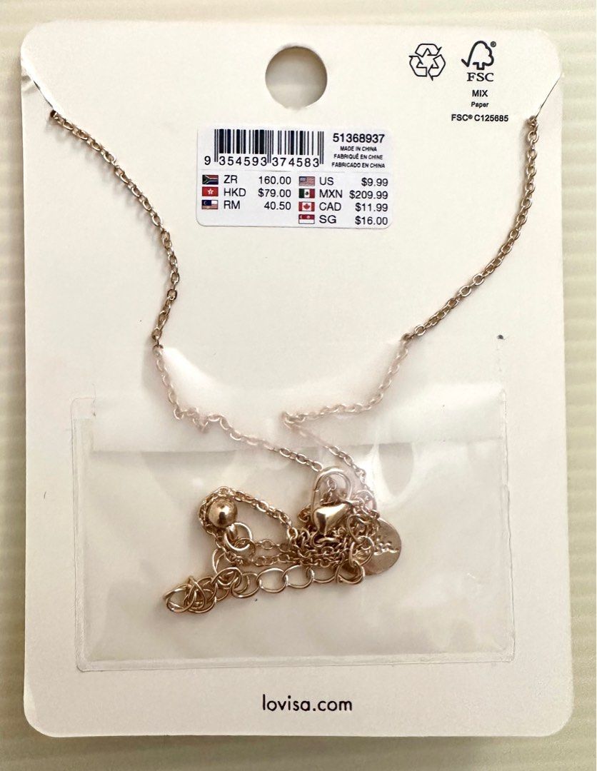 Lovisa Rhinestones Necklace, Women's Fashion, Jewelry & Organisers,  Necklaces on Carousell, lovisa necklace 